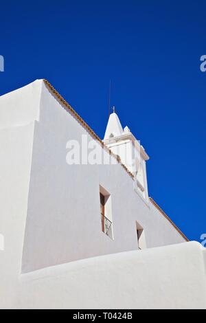 Sant Miquel de Balansat Church, Ibiza, Balearic Islands, Spain Stock Photo