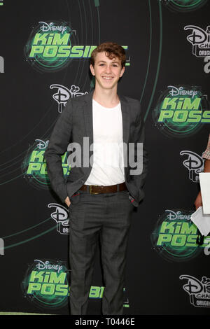 Disney Channel's Original Movie 'Kim Possible' Premiere Screening at the TV Academy on February 12, 2019 in North Hollywood, CA  Featuring: Ethan Wacker Where: North Hollywood, California, United States When: 13 Feb 2019 Credit: Nicky Nelson/WENN.com Stock Photo
