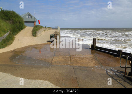 mundesley lifeboat station on the norfolk coast Stock Photo