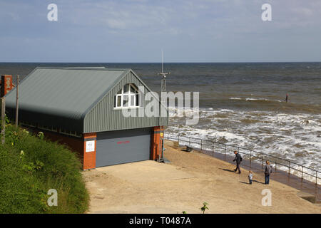 mundesley lifeboat station on the norfolk coast Stock Photo