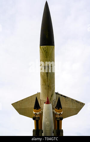 Ground-to-air Bloodhound missile Stock Photo