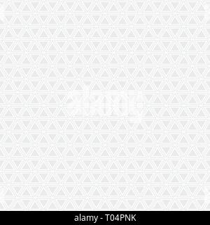 Abstract geometric simple pattern of triangles. Modern stylish texture. Repeating geometric tiles. Simple composition from triangles. White and gray. Stock Vector