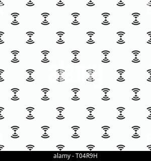 Abstract seamless quarter circle pattern. Modern stylish texture. Silhouette of bold rounded lines. Vector monochrome  background. Stock Vector
