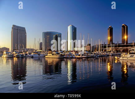 Embarcadero Marina in San Diego, California Stock Photo