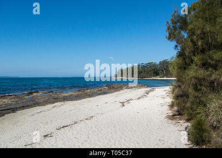 The marine beach at Huskisson, Jervis Bay, New South Wales, Australia Stock Photo