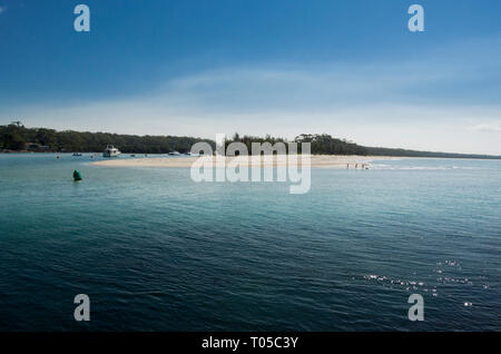 The waterfront at Huskisson, Jervis Bay, New South Wales, Australia Stock Photo