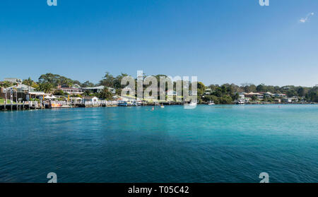 The waterfront at Huskisson, Jervis Bay, New South Wales, Australia Stock Photo