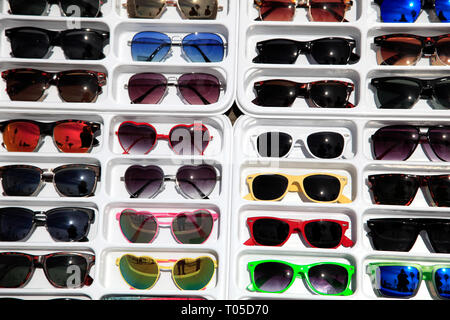 Sunglasses for sale, Venice Beach, Los Angeles, California, USA Stock Photo