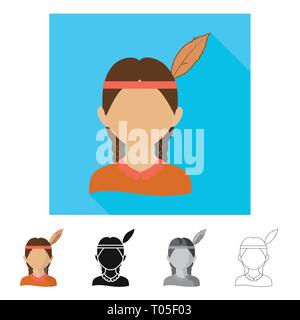 Vector design of imitator and resident logo. Collection of imitator and culture vector icon for stock. Stock Vector