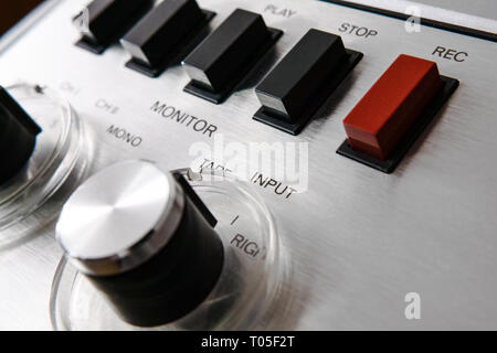 Professional Studio Analog Tape Machine Music Rcorder Stock Photo - Alamy