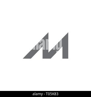 letter m arrows simple geometric line logo vector Stock Vector Image ...