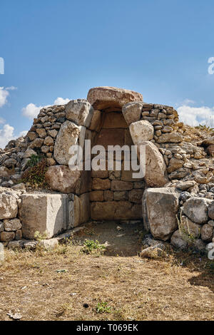 Ruins of Hattusa (Hattuşaş), capital of the late Bronze Age Hittite ...