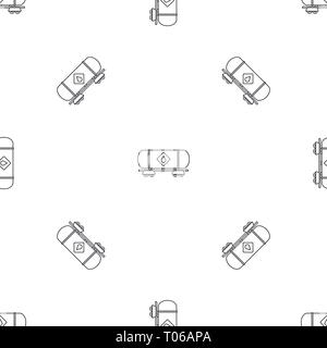 Petrol wagon pattern seamless vector repeat geometric for any web design Stock Vector