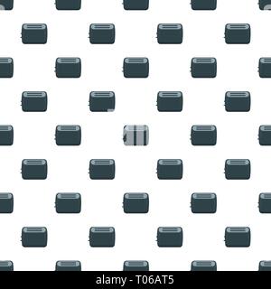 Toaster pattern seamless vector repeat for any web design Stock Vector