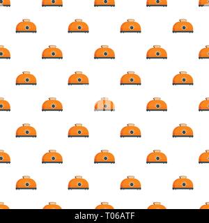 Classic toaster pattern seamless vector repeat for any web design Stock Vector