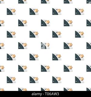Modern toaster pattern seamless vector repeat for any web design Stock Vector