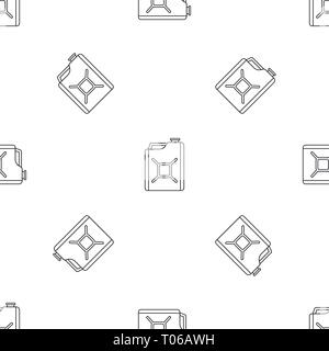 Gas canister pattern seamless vector repeat geometric for any web design Stock Vector