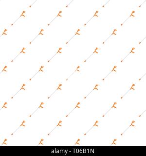 Crutch pattern seamless vector repeat for any web design Stock Vector