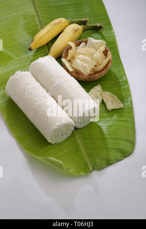 Putta Rice Kerala white rice puttu Stock Photo - Alamy