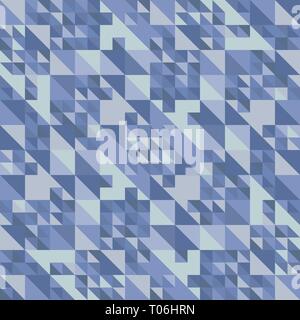 Blue background. Texture of triangles. Vector illustration. Abstract water sky. Stock Vector