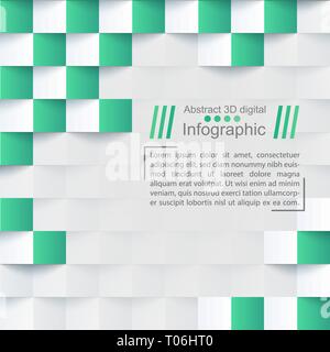Abstrack paper background - origami template. Stock Vector