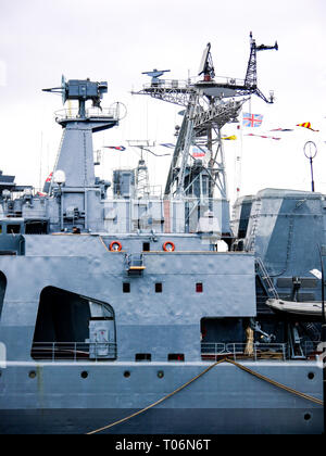 The Russian Navy Udaloy-class destroyer RFS Admiral Panteleyev arrives ...