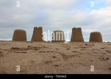 Prestatyn beach. North wales, United Kingdom Stock Photo