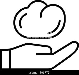 Potter clay icon, outline style Stock Vector