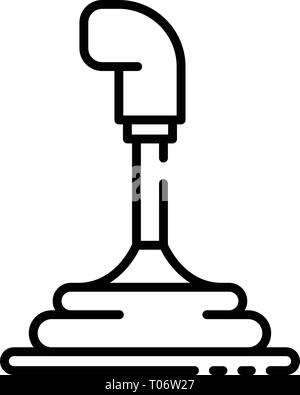 Automatic gearbox icon, outline style Stock Vector Image & Art - Alamy
