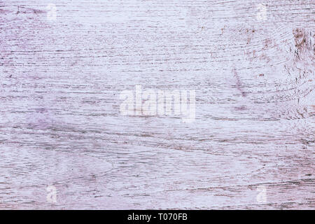 Close up rustic wood table with grain texture in vintage style. Surface of old wood plank in macro concept with empty template and copy space for abst Stock Photo