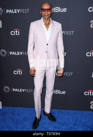 Hollywood, United States. 17th Mar, 2019. HOLLYWOOD, LOS ANGELES, CA, USA - MARCH 17: Drag queen RuPaul Andre Charles arrives at the 2019 PaleyFest LA - VH1's 'RuPaul's Drag Race' held at the Dolby Theatre on March 17, 2019 in Hollywood, Los Angeles, California, United States. (Photo by Xavier Collin/Image Press Agency) Credit: Image Press Agency/Alamy Live News Stock Photo