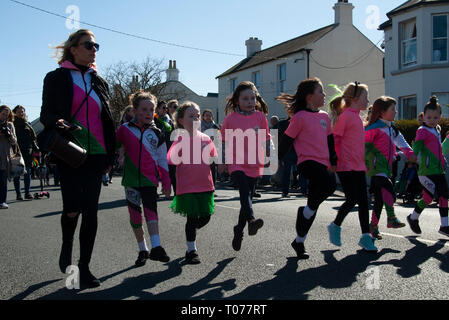 Greystones, Co Wicklow, Ireland. 17th Mar 2019. St.Patrick's Parade Stock Photo