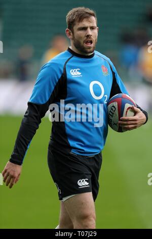 ELLIOT DALY, ENGLAND RU and WASPS, ENGLAND V SCOTLAND, GUINNESS SIX NATIONS 2019, 2019 Stock Photo