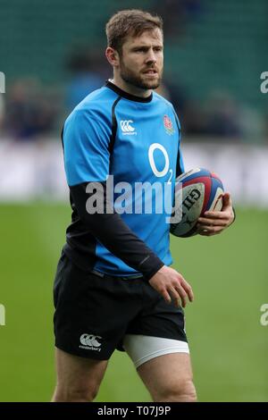 ELLIOT DALY, ENGLAND RU and WASPS, ENGLAND V SCOTLAND, GUINNESS SIX NATIONS 2019, 2019 Stock Photo