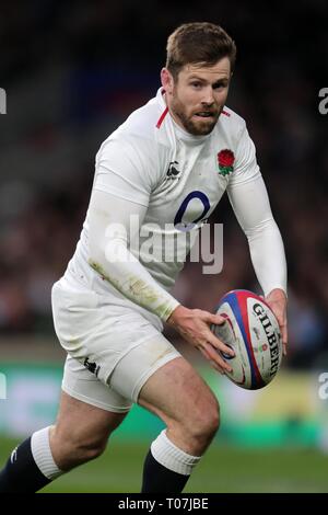 ELLIOT DALY, ENGLAND RU and WASPS, ENGLAND V SCOTLAND, GUINNESS SIX NATIONS 2019, 2019 Stock Photo