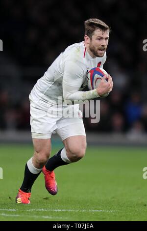 ELLIOT DALY, ENGLAND RU and WASPS, ENGLAND V SCOTLAND, GUINNESS SIX NATIONS 2019, 2019 Stock Photo