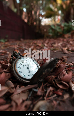 when time stopped, life kept going Stock Photo