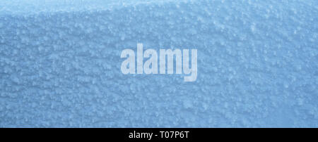 Macro shot of snow texture. Winter background. Stock Photo