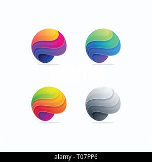 Abstract Mark illustration vector template. Suitable for Creative Industry, Multimedia, entertainment, Educations, Shop, and any related business Stock Vector