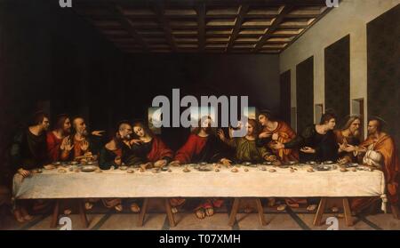 Last Supper (copy) 16th century by Leonardo Da Vinci Stock Photo
