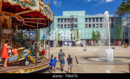 Centre Jaude shopping centre, Place de Jaude. Clermont-ferrand. Puy de dome. Auvergne. France. Stock Photo