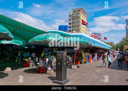Central Market, Phnom Penh, Cambodia, Asia Stock Photo