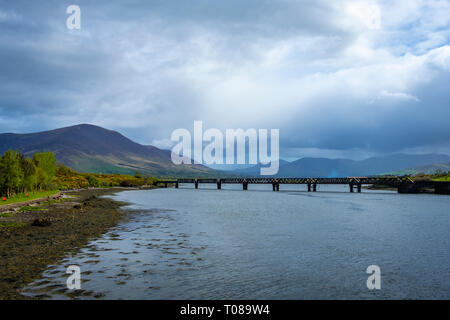 walking in Cahersiveen, Co Kerry, Ireland Stock Photo