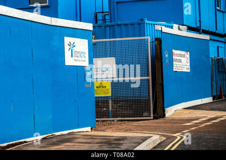 The outsourcing firm Interserve ,The government contractor, public services hospital cleaning ,administration, construction business Stock Photo