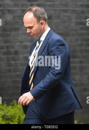 Gavin Barwell, Number 10 Chief of Staff, in Downing Street, London. Stock Photo