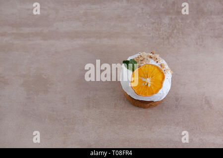 Easter, Easter cake with a complex composition, beautiful scenery, dried fruits Stock Photo