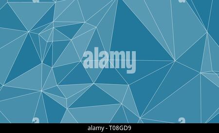 Triangles shapes connected vector modern illustration Stock Vector