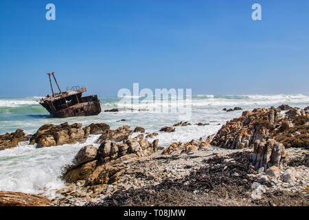 Cape Alguhas Ship Wreck Stock Photo