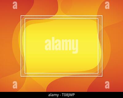 Abstract orange vector background. Stock Vector