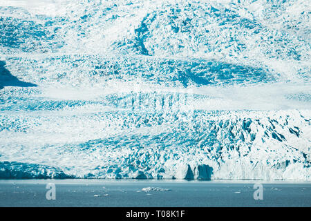 A beautiful glacier somewhere in breathtaking Iceland Stock Photo